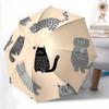 1 Stück Katzenmuster Automatisches Öffnen/Schließen, Ganzjahres-Tragbarer Faltregenschirm, Reisen, Alltag, Formelle Anlässe - Kompakter Luxus-Sonnenschirm, Outdoor-Accessoire
