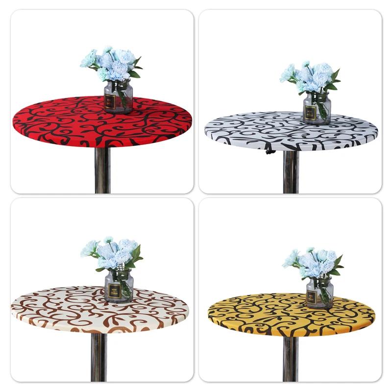 60/70/80/90/100/120/150cm Diameter Round Tablecloth Cocktail Table Cloth Coffee Bar Table Cover Wedding Party Table Cover Decor