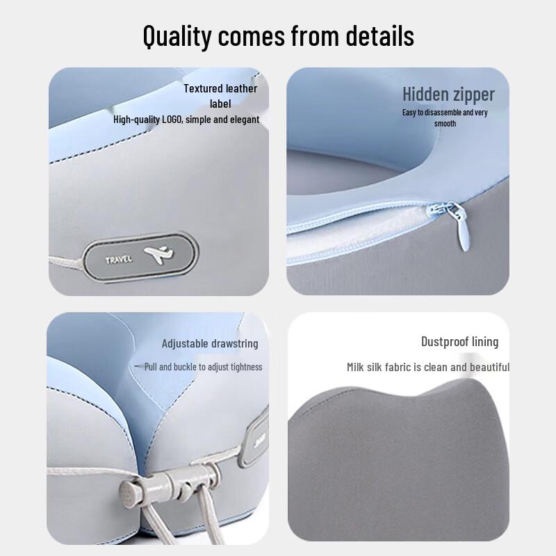Ousen Children's Travel U-shaped Memory Foam Neck Pillow