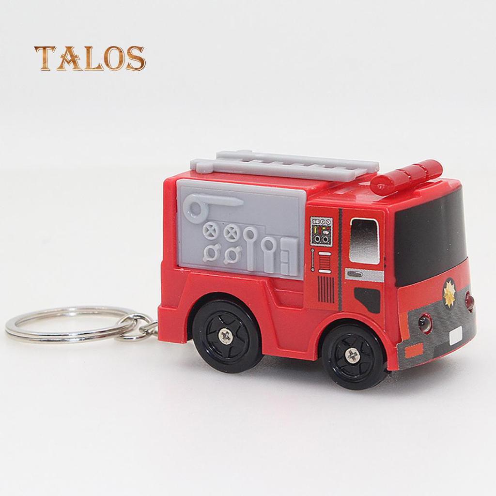 Engine Sound Led Fire Lovely Keyring Key Chain Handbag Hanging Decor Toy Gift Suspension Trinket