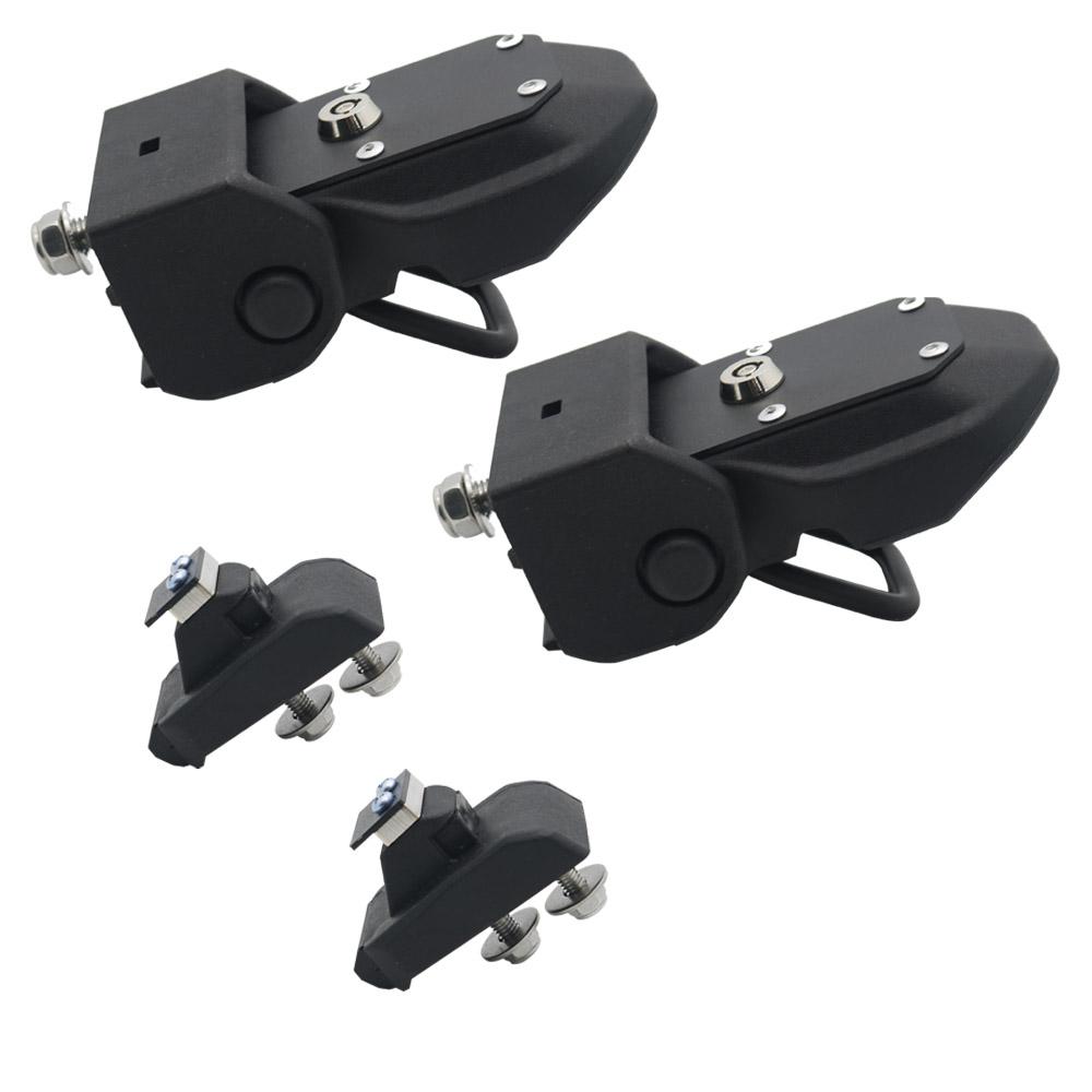Locking Hood Latch for Jeep Wrangler JL JK 2007-2018 Black Steel Hood Catches Kit for Passenger and Driver Side Accessories