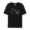 Crazy Short Sleeve Tees Christmas Crew Neck Premium Cotton Unisex T Shirts Horse Art T Shirt Equestrian Crazy Tshirts Classic