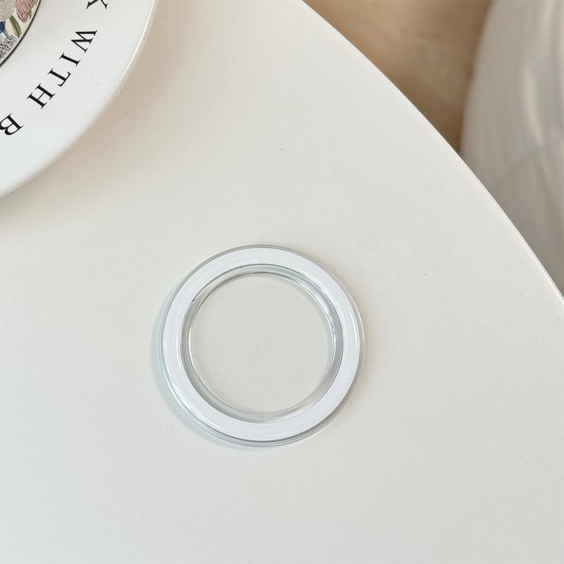 

Magsafe Transparent Round Magnetic Suction Color Mobile Phone Airbag Bracket Chassis Telescopic Simple Wind