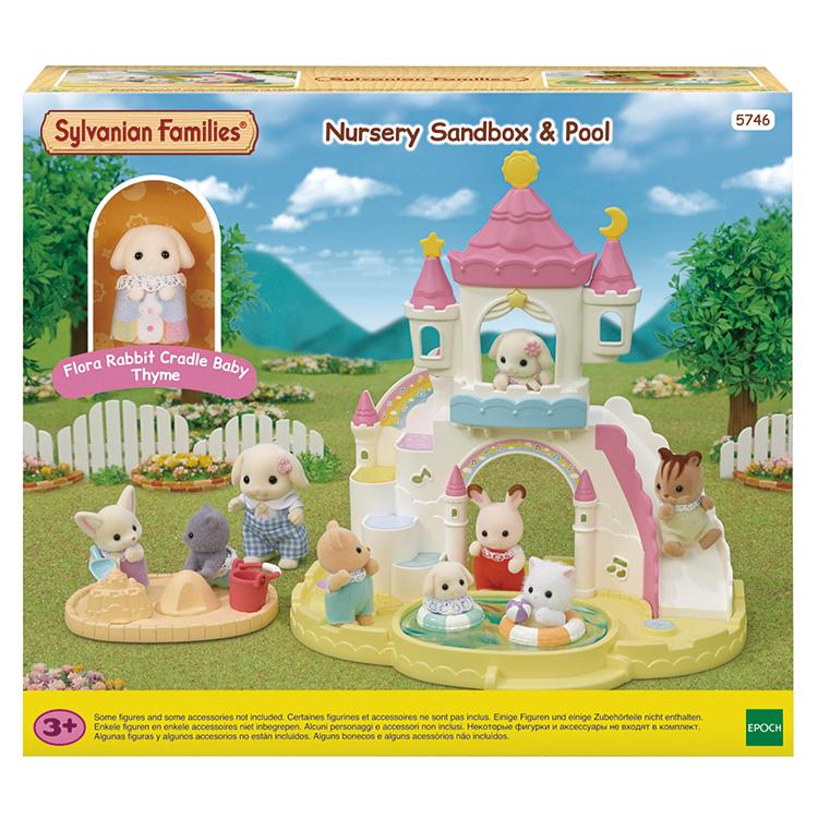 

Sylvanian Families Sunny Castle Sand Playground & Swimming Pool Set (5746)