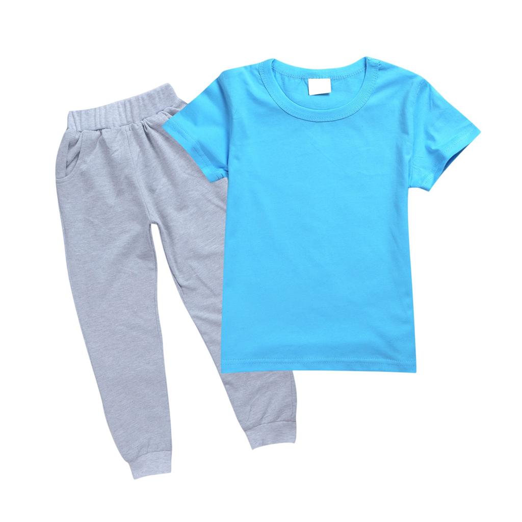 Girls' 2,Piece Set , Color Tee & Pants Outfit