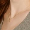 BSWAN Rose Silver Gold Necklace