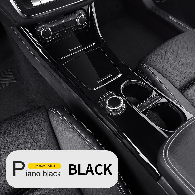 Water Cup Storage panel Trim Auto Accessories For Mercedes Benz CLA C117 GLA X156 Car Styling Central Control decoration Sticker