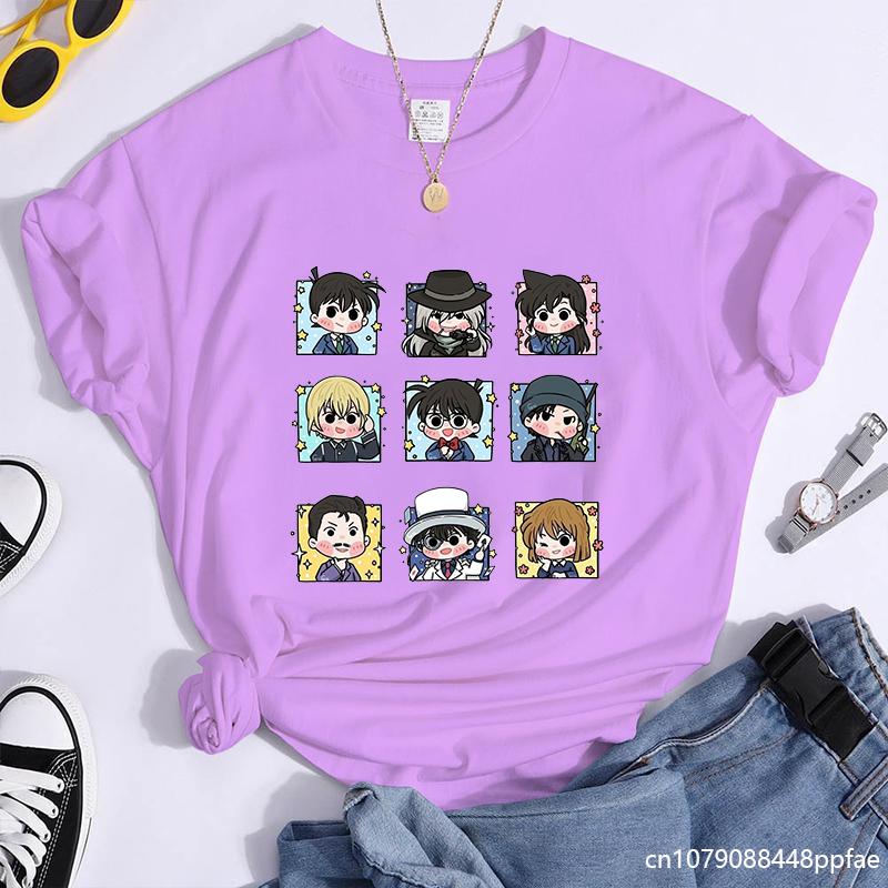 Women's new anime Harajuku printed T-shirt personalized women's casual T-shirt cartoon pattern T-shirt