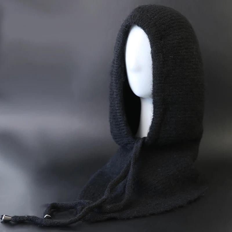 Passamontagna Invernale Cappello Sciarpa per Donna Cappucci Lavorati a Maglia Outdoor Caldo Largo Caldo Cappello da Sci Outdoor Protezione Orecchie Berretti