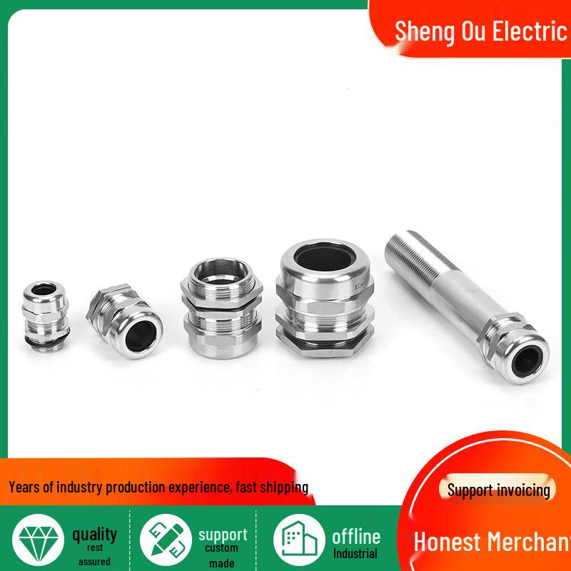 M Series Waterproof Stainless Steel Explosion-Proof Cable Gland and Sealing Connector