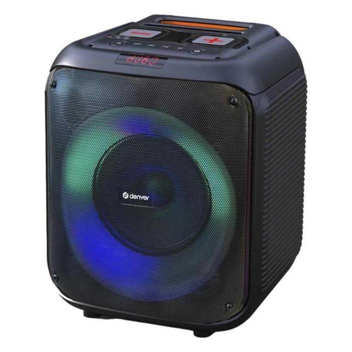 Enceinte Bluetooth - Denver - Puissante - Woofer 8 Pouces - Portable - TWS-AUX-USB
