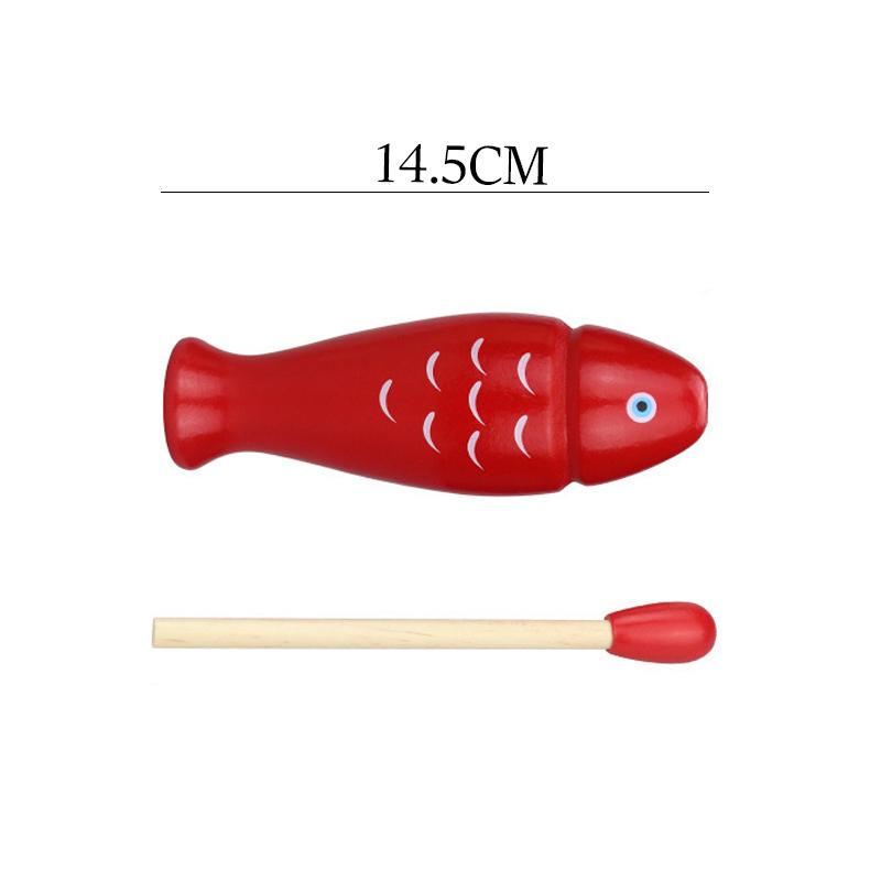 Hudební nástroje pro děti Hračky Mini Dřevěný Kočárek pro miminka Příslušenství Tleskací tabulka Barva dřeva Zvonek Pískací kladívko Zvuk TMZ