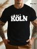 Lustiges deutsches Crinkle Herren-T-Shirt in Übergröße, ÜBERGRÖSSE