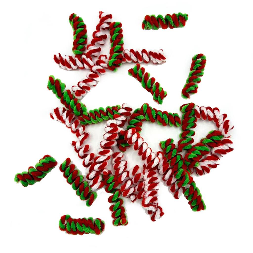 10Pcs Christmas Cat Toys For Pets Fluffy Spring Teaser Wand Interactive Boredom Relief Gift Cats Play Holiday Gift For Pets