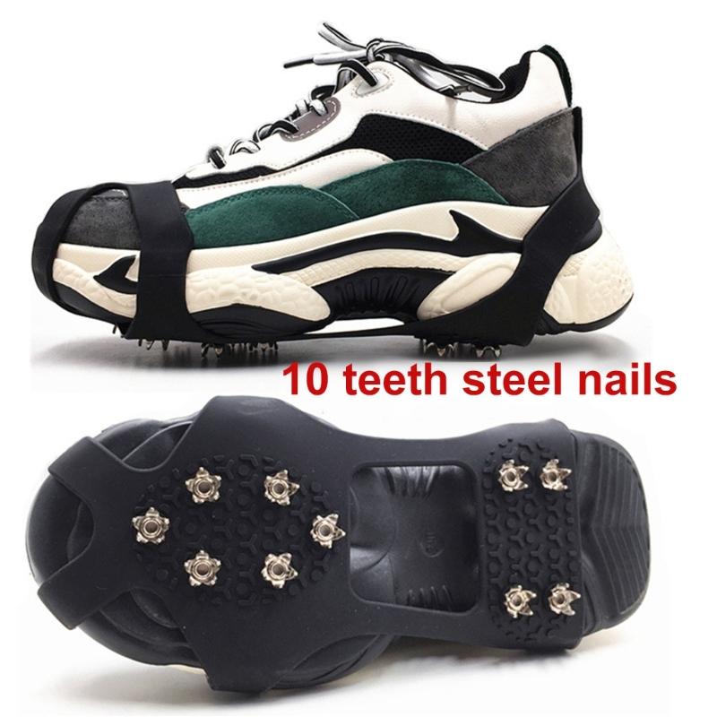 Versatiles Ice Grippers Universals Antiskid Tractions Cleats Witer Outdoor Cold Weather Footwear Accessories