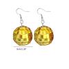 Mirror Ball Disco Ball Earrings Disco 60's 70's Ball Earrings Costume Accessory