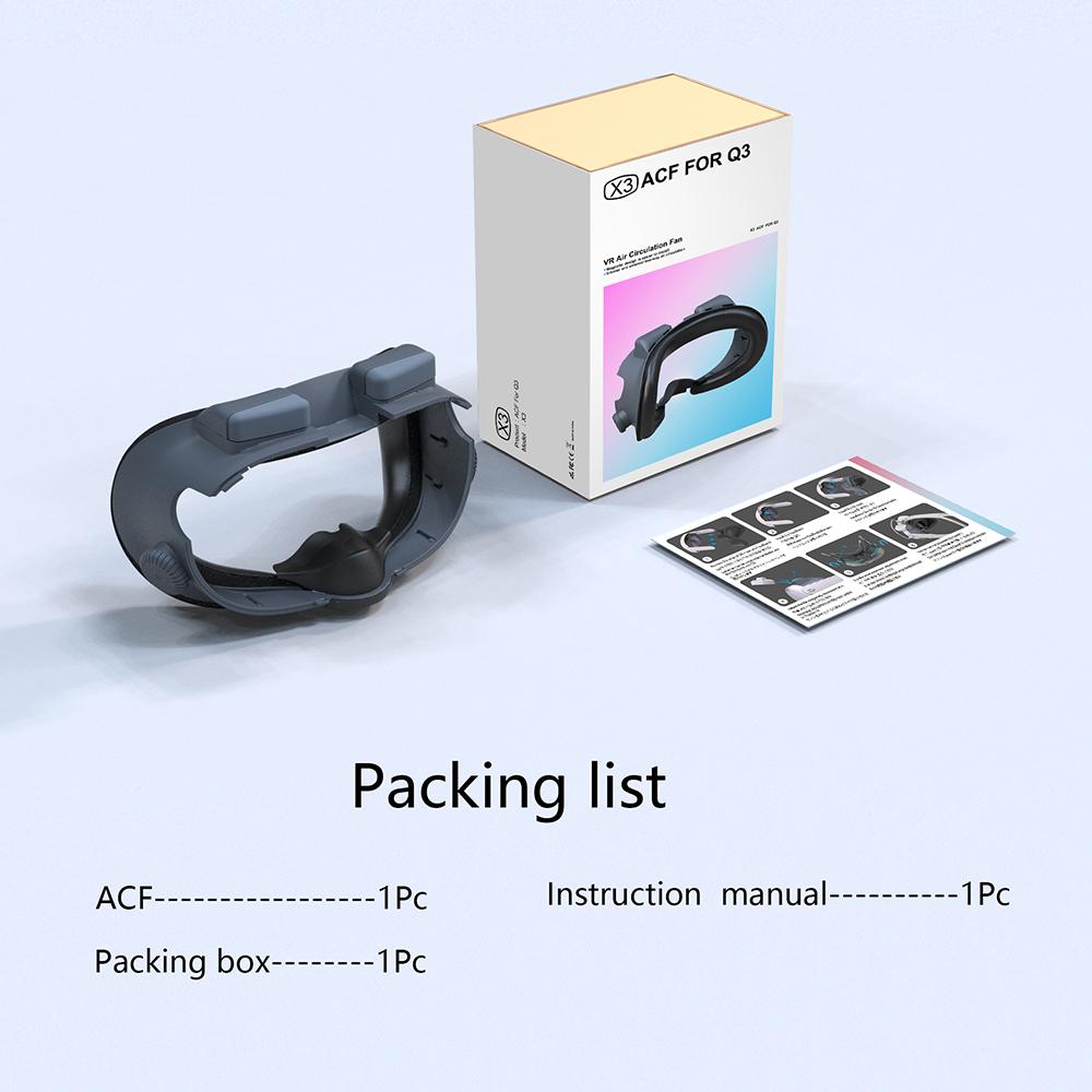 For Meta Quest 3 Air Circulation Face Cover VR Headset Replacement Facial Interface Mask For Meta Quest 3 Accessories