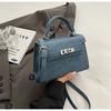 Primavera 2026 nuevo bolso de mano Kelly para mujer bolso de hombro cruzado retro bolso cuadrado pequeño de moda