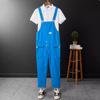 Retro Casual Jumpsuit for menn Løs overall med flere lommer. Kjeledress for menn