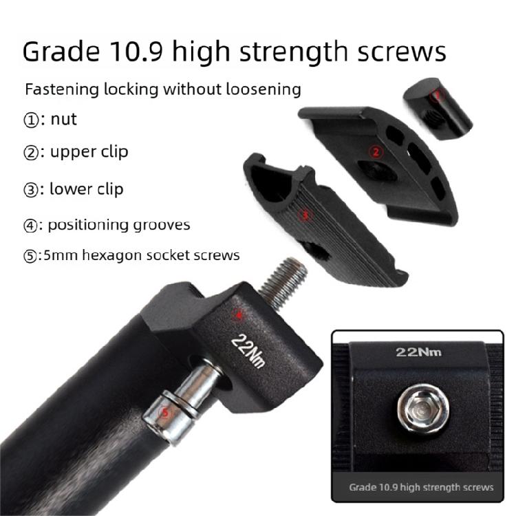 Anti Slip Seatpost Alloy Multiple Color 30.9/31.6mm Reinforced Structure Weight Bearing