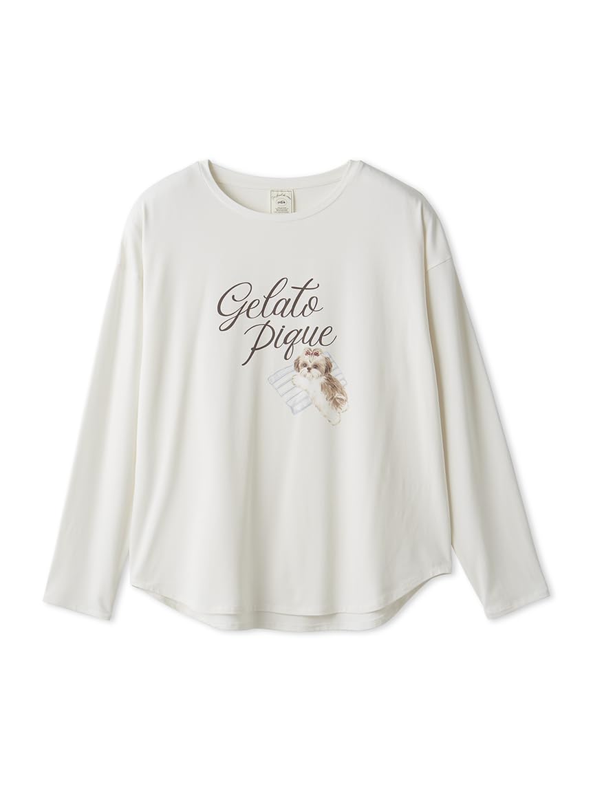 

Gelato Pique Shih Tzu Long PWCT254256OWHTF One-Point T-Shirt
