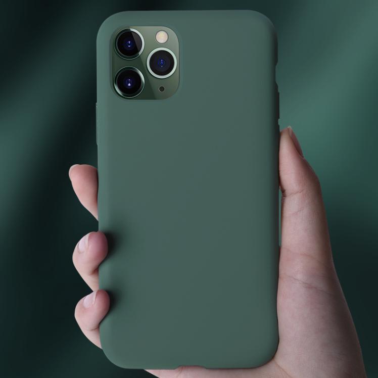 Buy Liquid Silicone Phone Case Iphone 7 8 X XR Solid Color with Flag ...