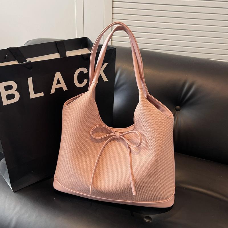 Spring New Fashion Simple Mix and Match Contrasting Color Woven Underarm Bag Trendy Shoulder Women's Bag