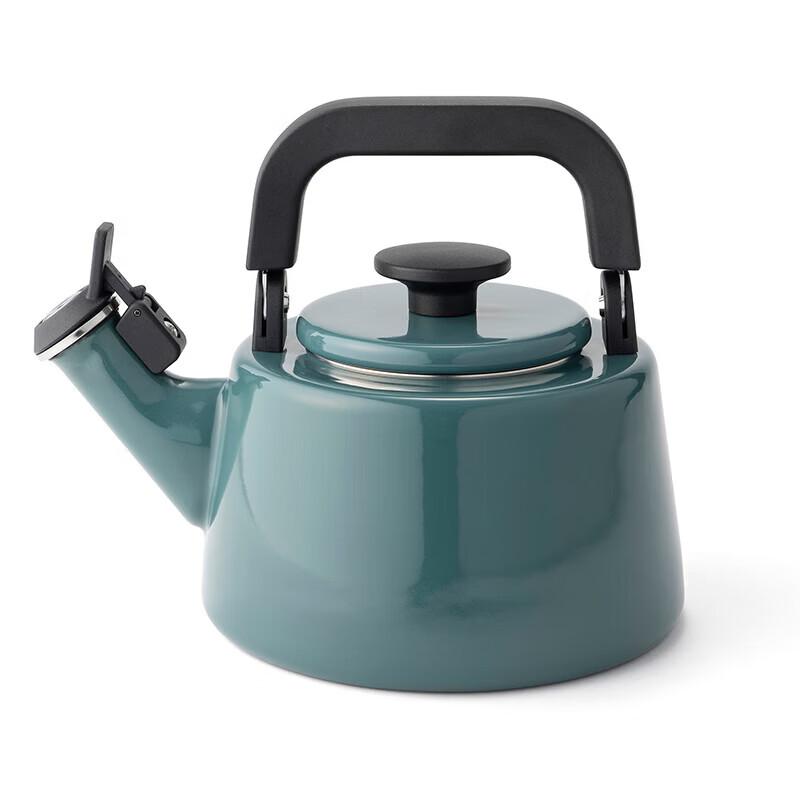 FUJIHORO 2.1L Enamel Whistling Teakettle