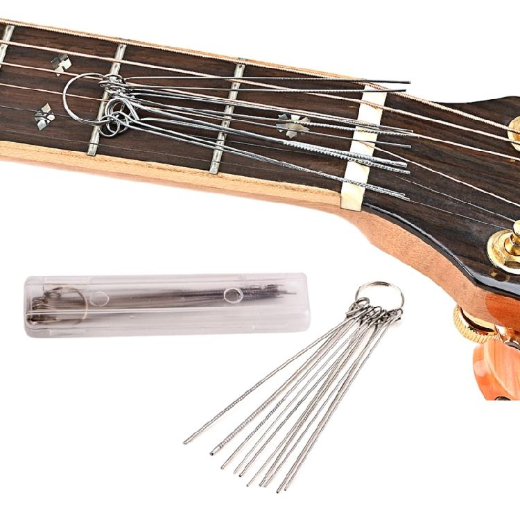 Guitar Nut Slotting File Kit Saw Rods Slot Filing Set Guitar Sanding Tool