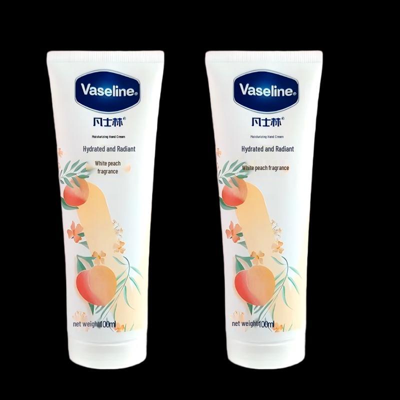 Vaseline White Peach Scent Moisturizing Hand Cream (2-Pack)