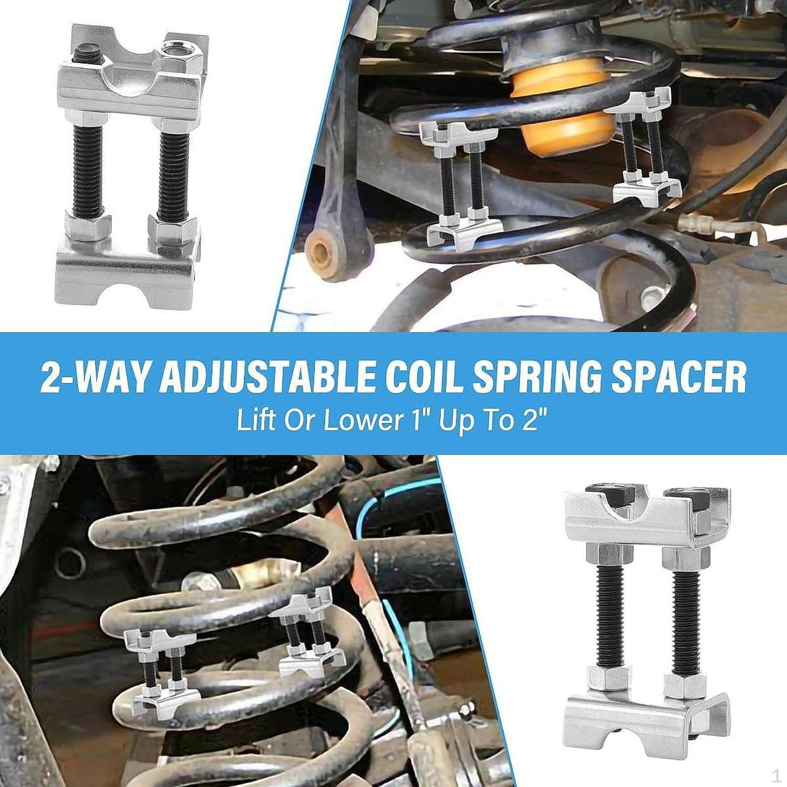 

Регулировочные проставки для винтовых пружин Прямая замена Автомобильный ручной Распорки или сжатие Запасные части Амортизатор 2pcs