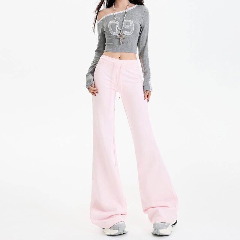 2026 Spring Women's Slimming Micro Flare Yoga Pants - Fashionable & Versatile Casual Sweatpants