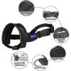 Dog Muzzle Nylon Soft Padding, Adjustable Loop, Black