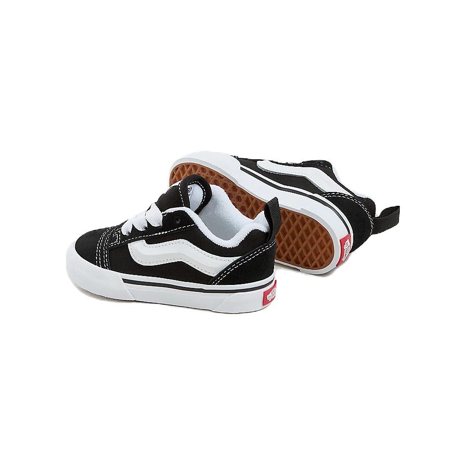 Vans Knu-Skool Toddler Black White Baby Sneakers VN000D0K6BT