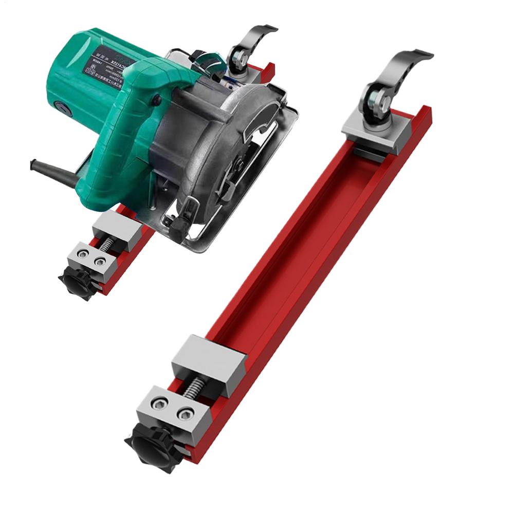 Circular Saw Guide Rail Circular Saw Accessories Adjustable Clamp Precision Base Tool Attachment Jig For Engraving Lumber Craft