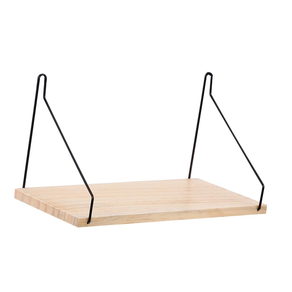 Wooden Wall Shelf Storage Rack Decorative Easy Installation Wall Mounted Floating Shelves for Home