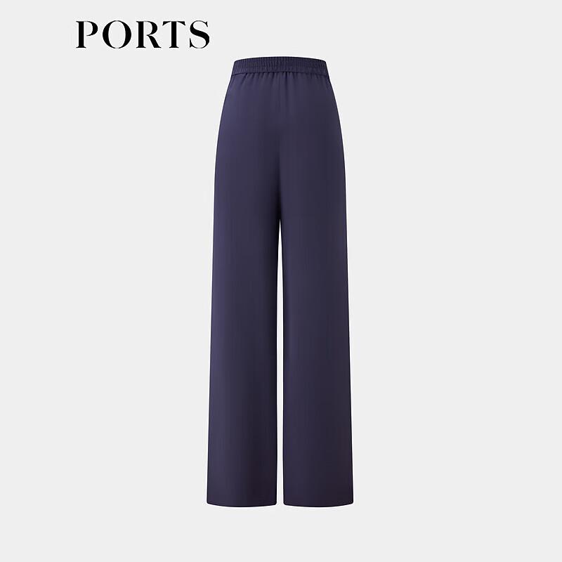 PORTS Women's LT8P088TWT038 Glossy Flared Trousers