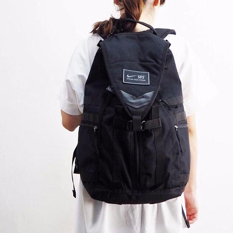 Nike SFS Recruit Training Polyester Backpack Unisex Backpacks Black BA5550-010