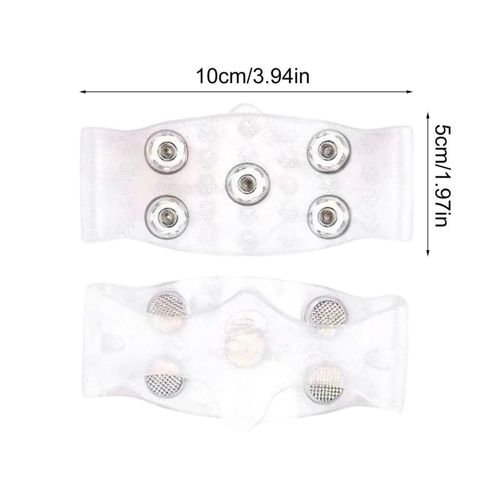 5 Teeth Ice Gripper For Shoes Snow Crampons Anti-slip Ice Gripper Hiking Cleats Spikes Traction Ice Floes 5 Stud Shoes Grip