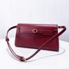 Kelly bag Manhattan high-end solid color underarm shoulder crossbody fashion French dinner bag