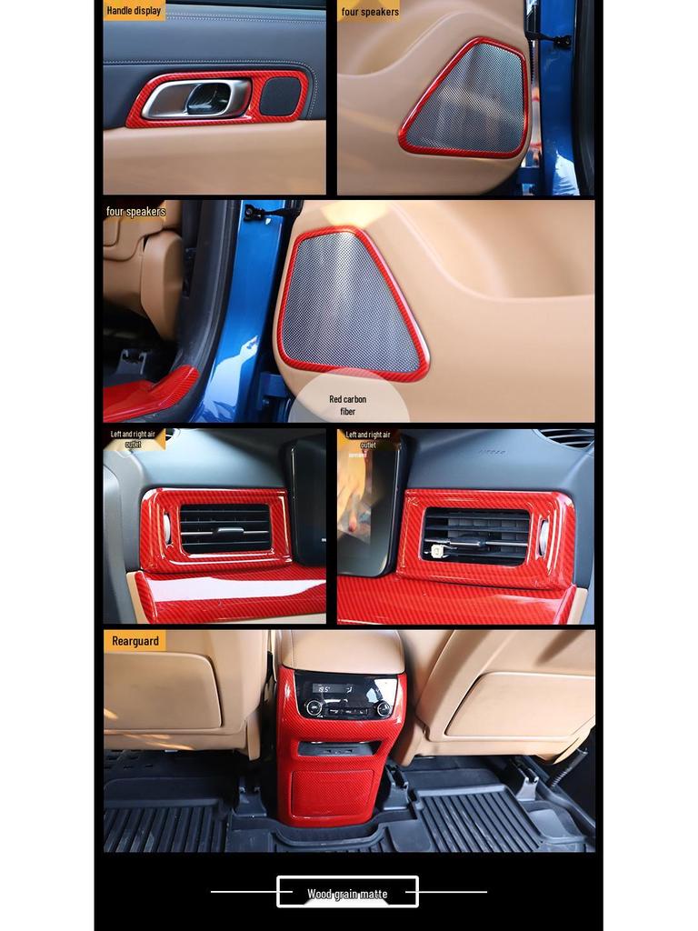 19-21 Li ONE Carbon Fiber Gear Panel Sticker for Center Console