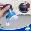 Handy Kitchen Brush Replaceable Brush Head Cleaning Brush Kitchen Cleaning MR.SIGA One-push (2-pack)