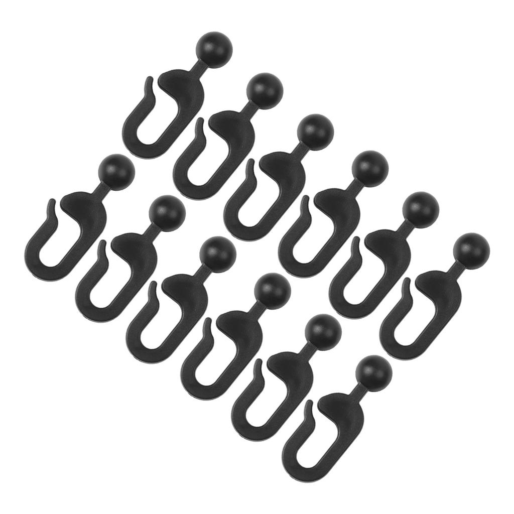 High-Quality Plastic Hooks For Gazebo Curtains - 50 Invisible Track Outdoor Gazebo Curtain Plastic Hanging Hook