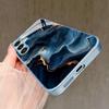 Gold Streaked Blue Marble Fashion Phone Cases for Samsung Galaxy S26 S25 S24 S23 S22 S21 FE Ultra Plus Phone Case Coque Fundas