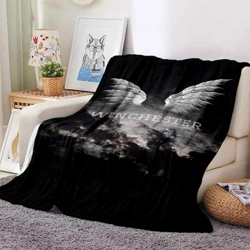 3D Print supernatural Blanket Soft Sofa Cover Throw Blanket Fleece Tapestry Lightweight Warm Bed Blankets for Bedroom Couch
