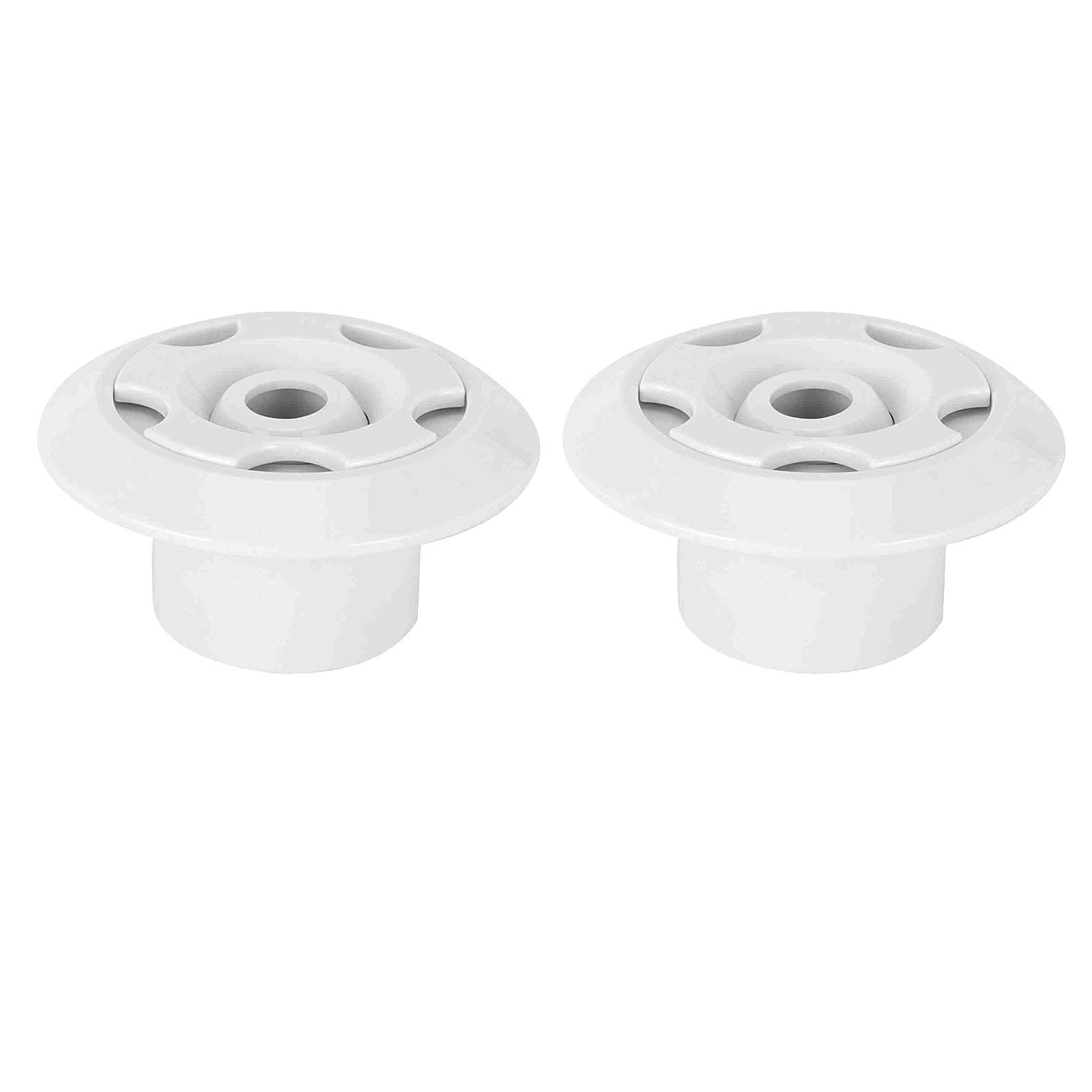 Koogeelife Unisex Kids 2Pcs Pool Jet Nozzle 2 Inch 360 Degrees Rotating Adjustable Massage Water Outlet Nozzle For Spa Swimming Pool