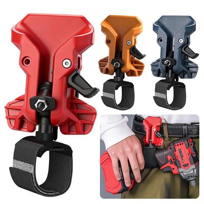 Self-Locking Drill Holder Belt Clip Quick Release High-Hardness Quick-Hook Tool Holder Portable Tool Organizer