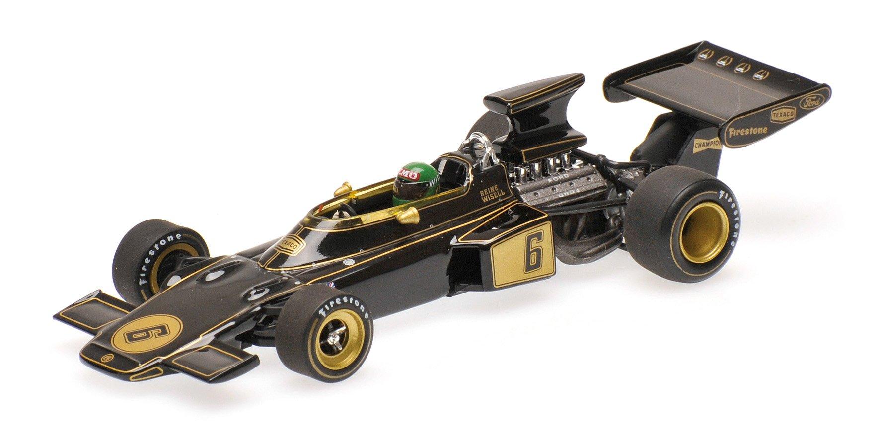 

Minichamps scale Lotus Ford 72 1972 F1 Canadian Grand Prix Wissell 1/43 #6 R.