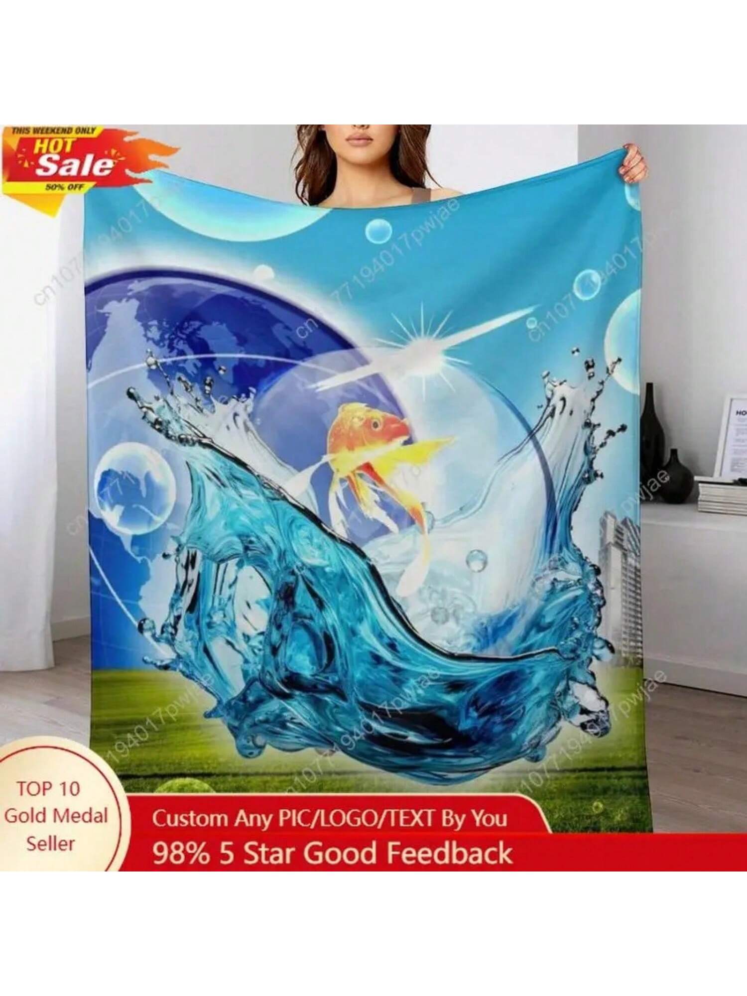 Frutiger Aero   Плед  Пледы 75X95CM серый