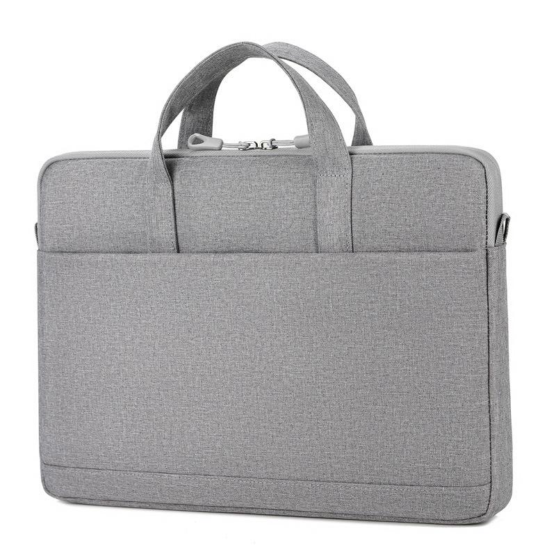 

TS JYL laptop bag,Women Slim Laptop Handbag 13-15.6 Inch Shoulder Sleeve Bag 13.3 inches сірий